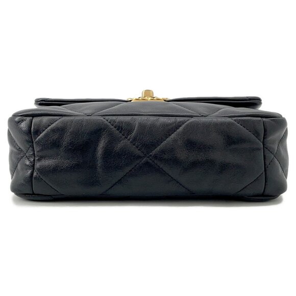 CHANEL Chain Shoulder Bag CHANEL19 Flap Coco Mark Lambskin AS1160 2-Way - Picture 3 of 15